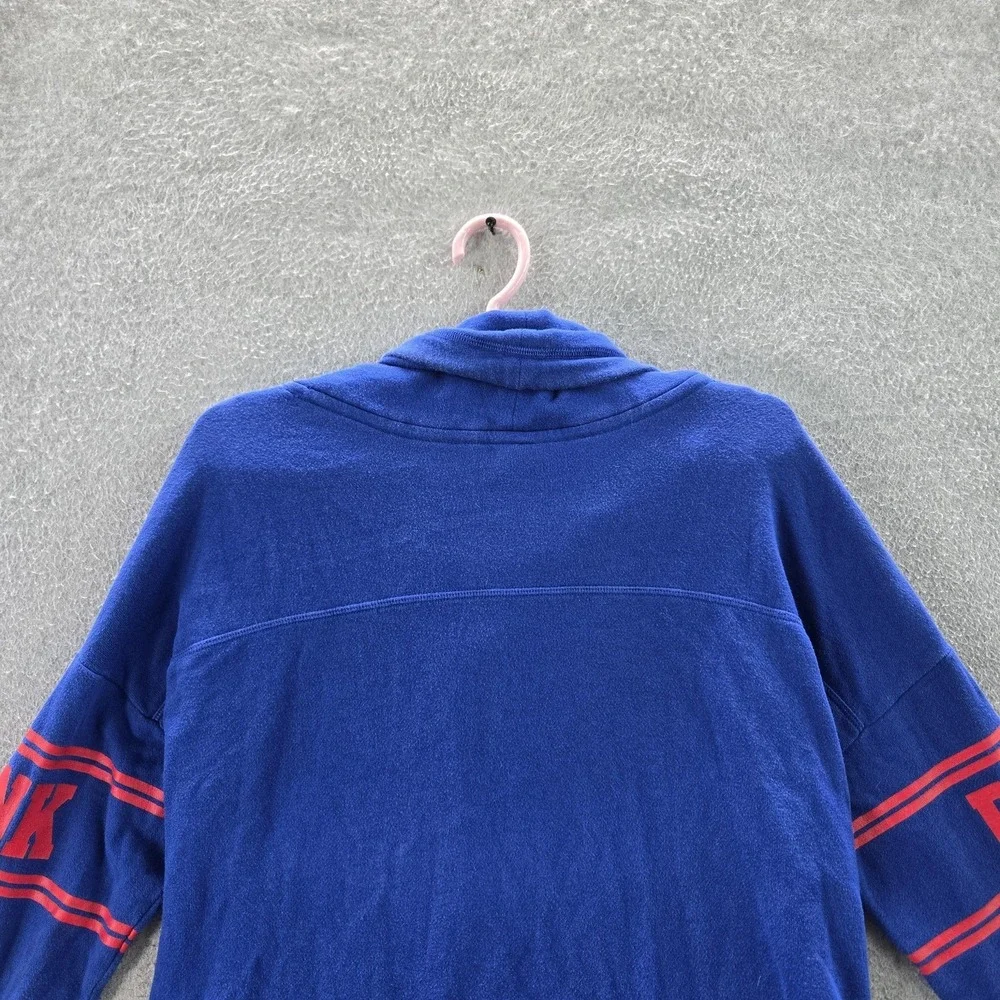 Fresno State Bulldogs Women Sweatshirt S Blue PINK Victoria's Secret Fleece Logo